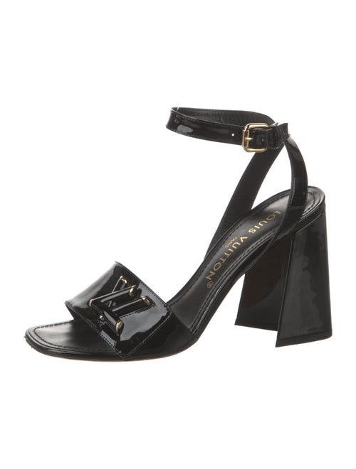 Louis Vuitton LV Monogram Patent Leather Sandals