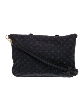 Louis Vuitton Monogram Mini Lin Mini Lin Francoise Fold Over Bag
