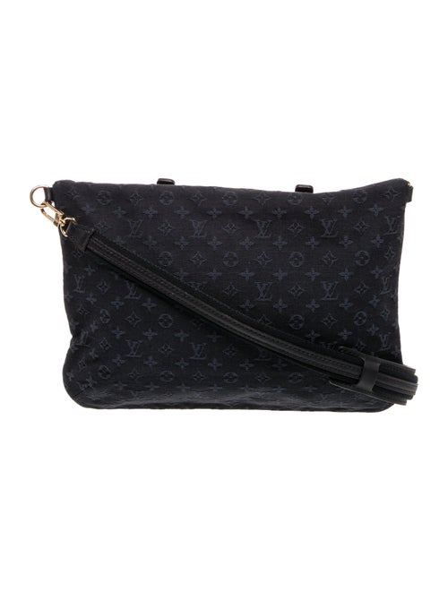 Louis Vuitton Monogram Mini Lin Mini Lin Francoise Fold Over Bag
