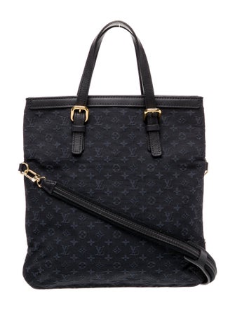 Louis Vuitton Monogram Mini Lin Mini Lin Francoise Fold Over Bag