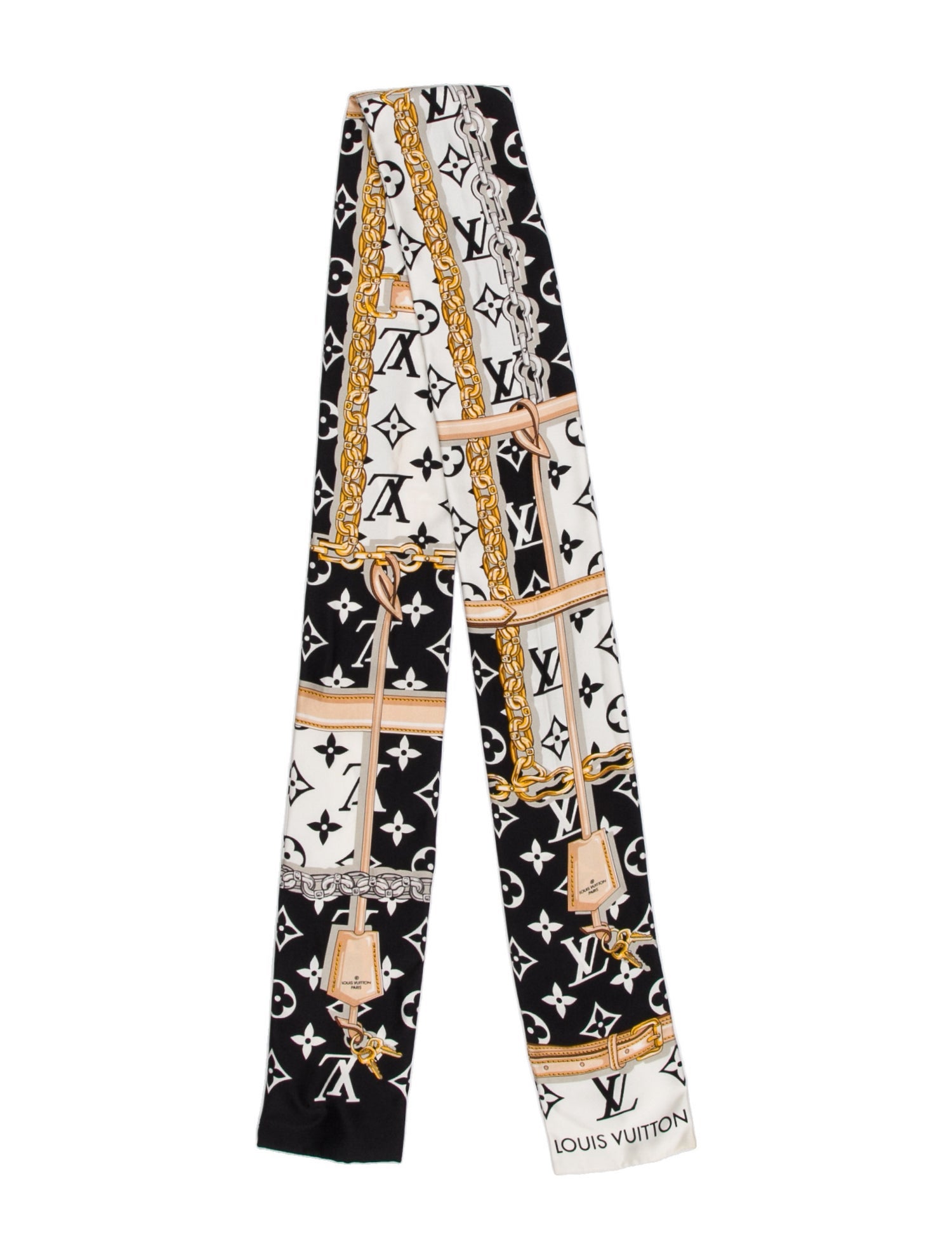 Louis Vuitton Silk LV Monogram Bandeau