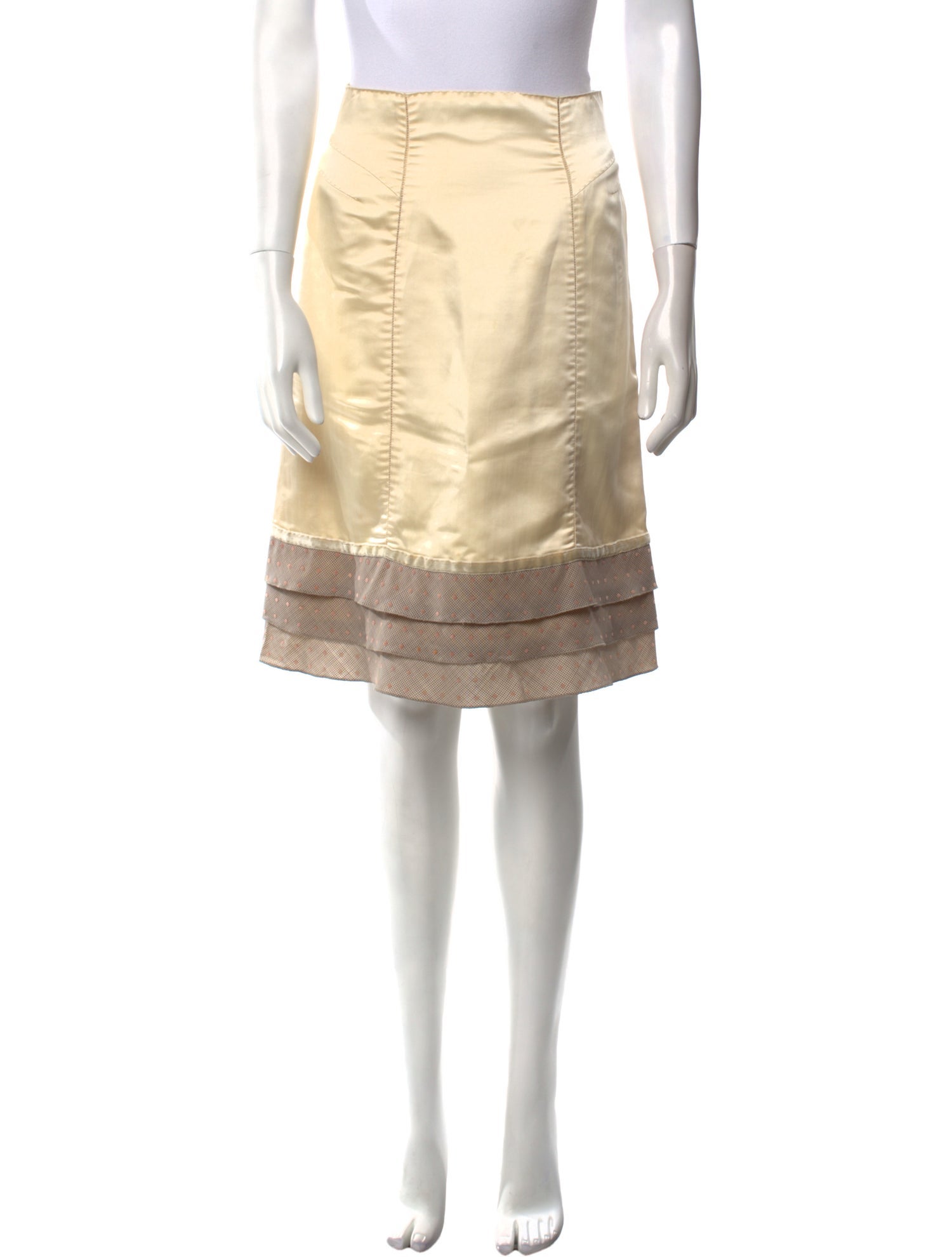 Louis Vuitton Vintage Knee-Length Skirt