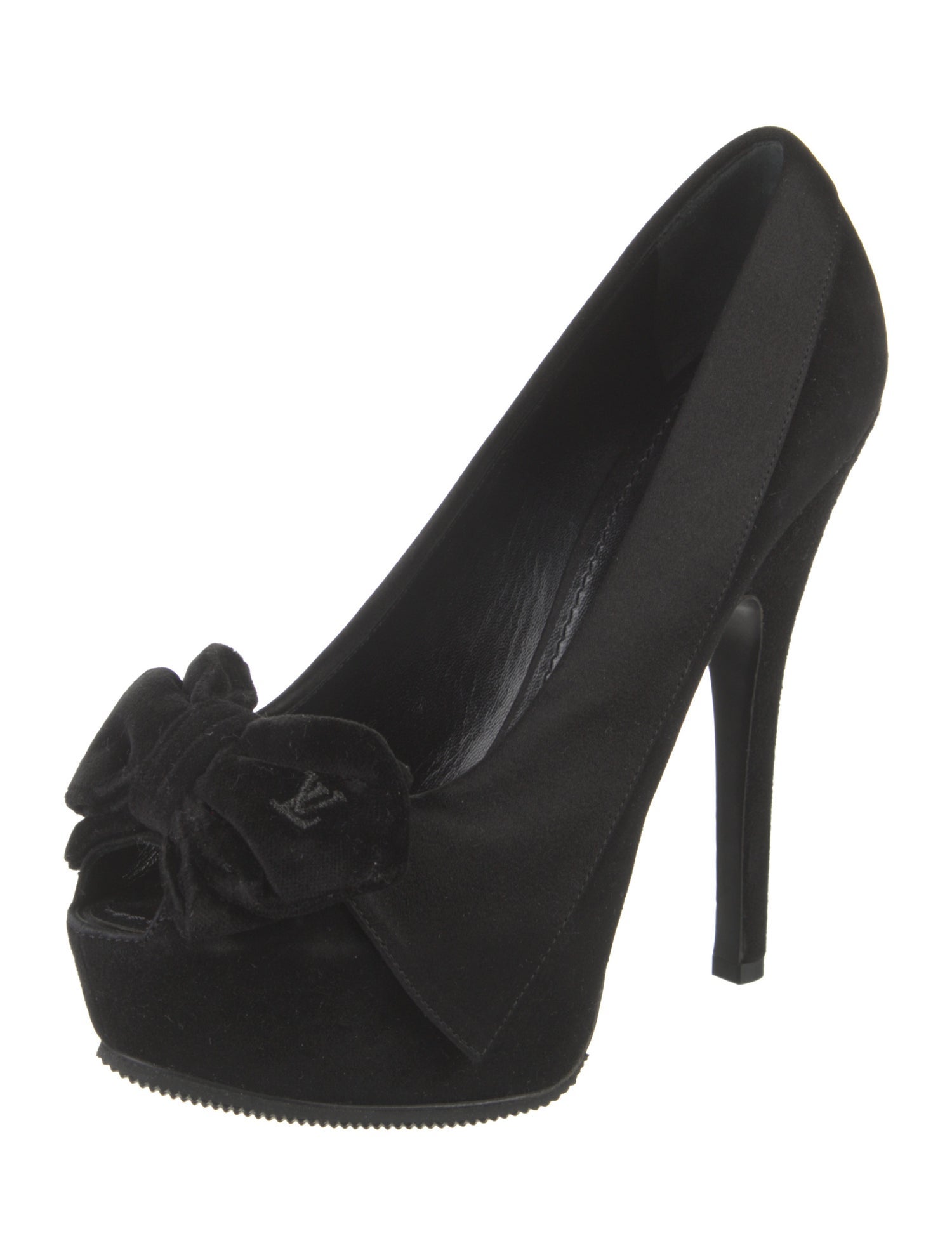 Louis Vuitton Suede Pumps