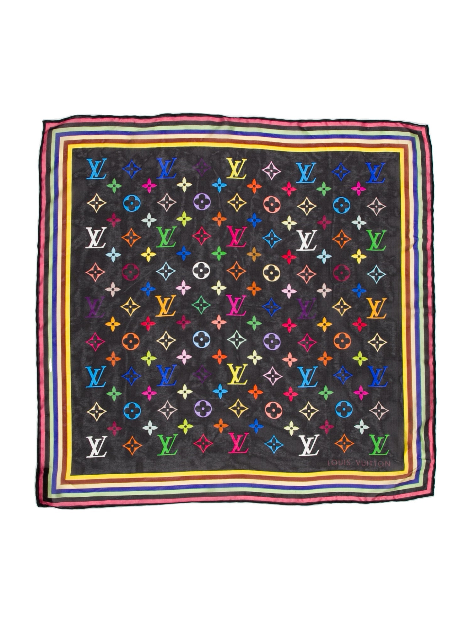 Louis Vuitton Silk LV Monogram Scarf