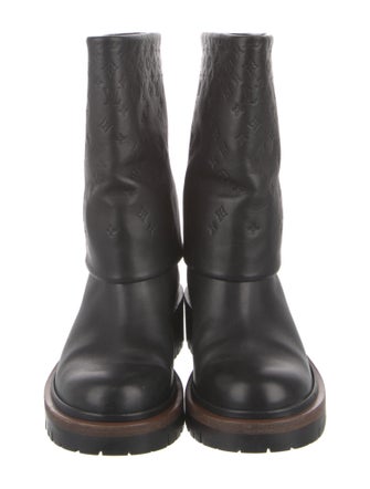 Louis Vuitton LV Monogram Leather Rain Boots