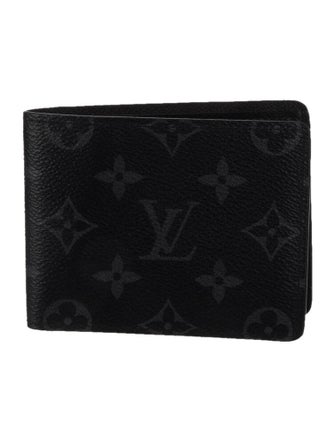 Louis Vuitton Monogram Eclipse Coated Canvas Slender NM