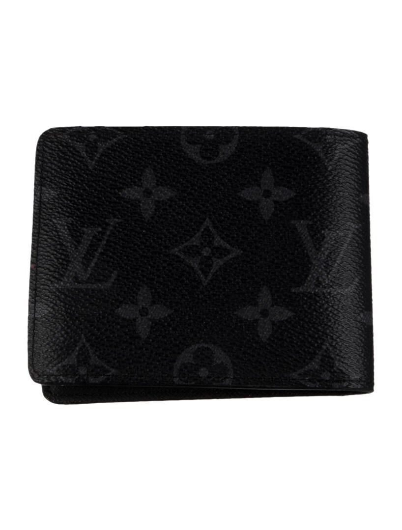 Louis Vuitton Monogram Eclipse Coated Canvas Slender NM