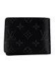 Louis Vuitton Monogram Eclipse Coated Canvas Slender NM