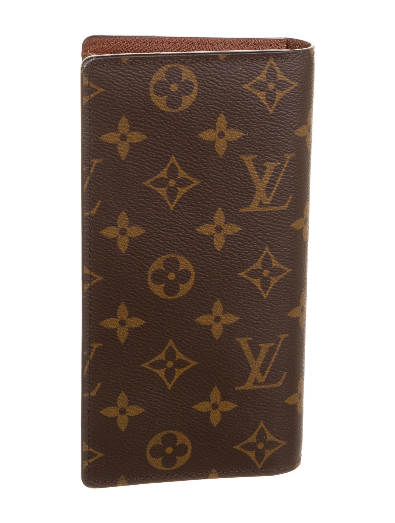 Louis Vuitton LV Monogram Coated Canvas Brazza Wallet