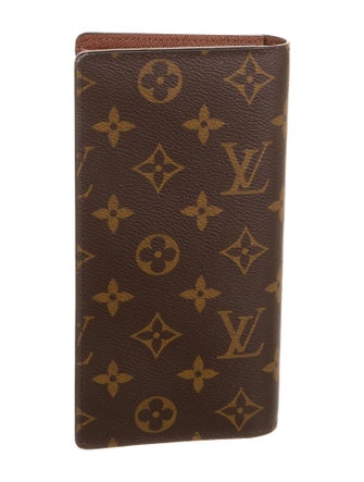 Louis Vuitton LV Monogram Coated Canvas Brazza Wallet
