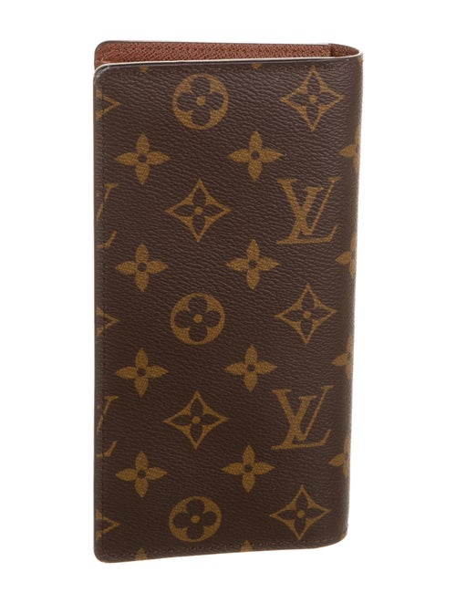 Louis Vuitton LV Monogram Coated Canvas Brazza Wallet