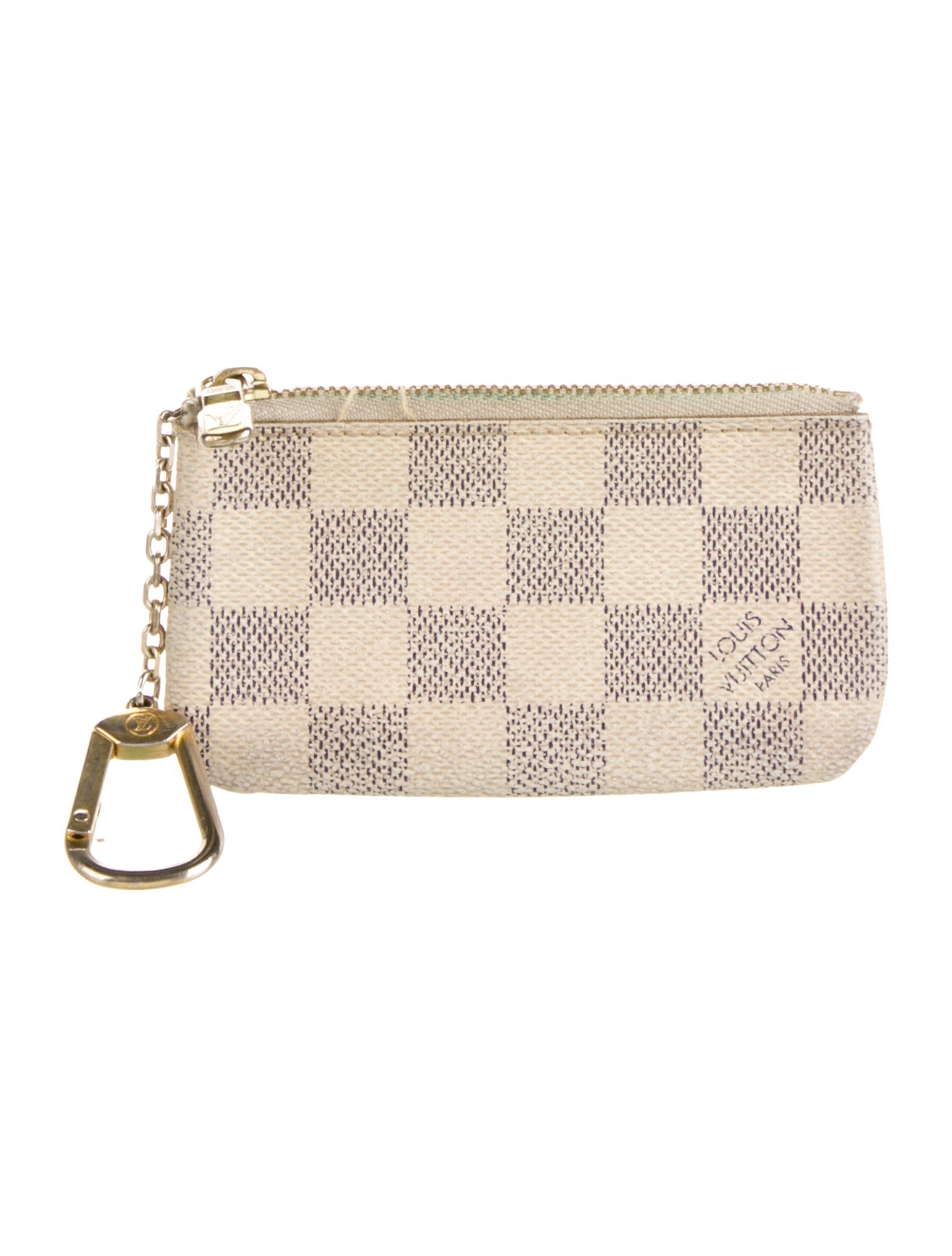 Louis Vuitton Damier Azur Pattern Coated Canvas Key Holder