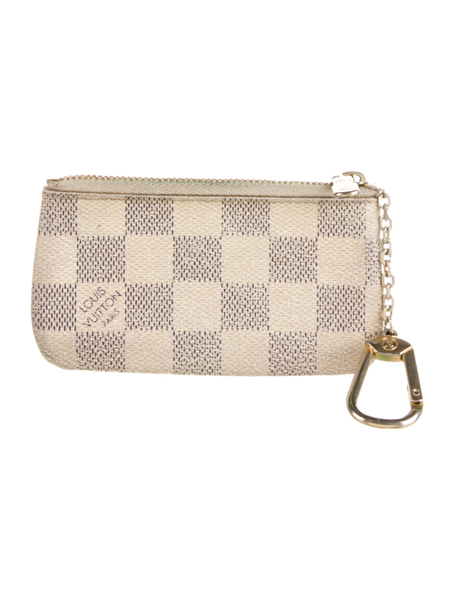 Louis Vuitton Damier Azur Pattern Coated Canvas Key Holder