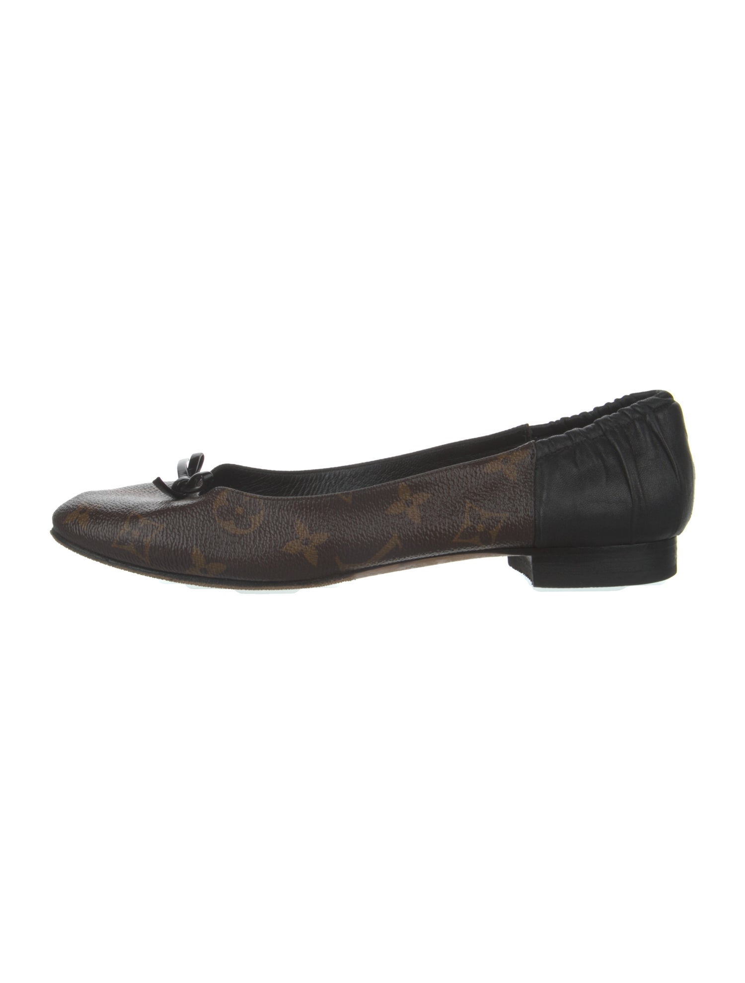 Louis Vuitton LV Monogram Bow Accents Ballet Flats