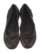 Louis Vuitton LV Monogram Bow Accents Ballet Flats