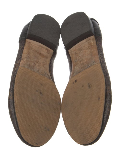 Louis Vuitton LV Monogram Bow Accents Ballet Flats