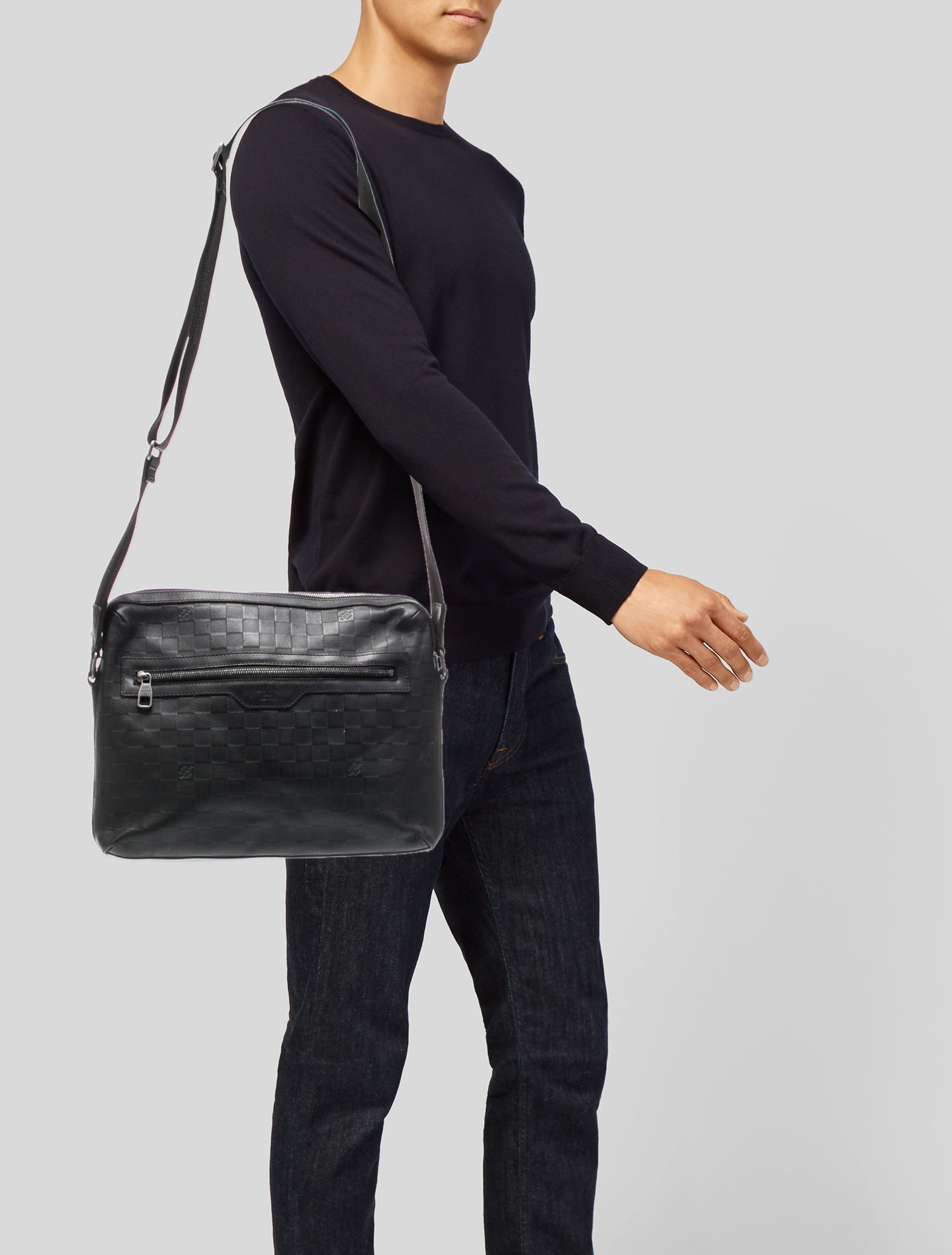 Louis Vuitton Damier Infini Calypso Messenger Bag GM