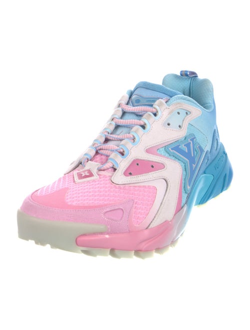 Louis Vuitton Mesh Printed Athletic Sneakers