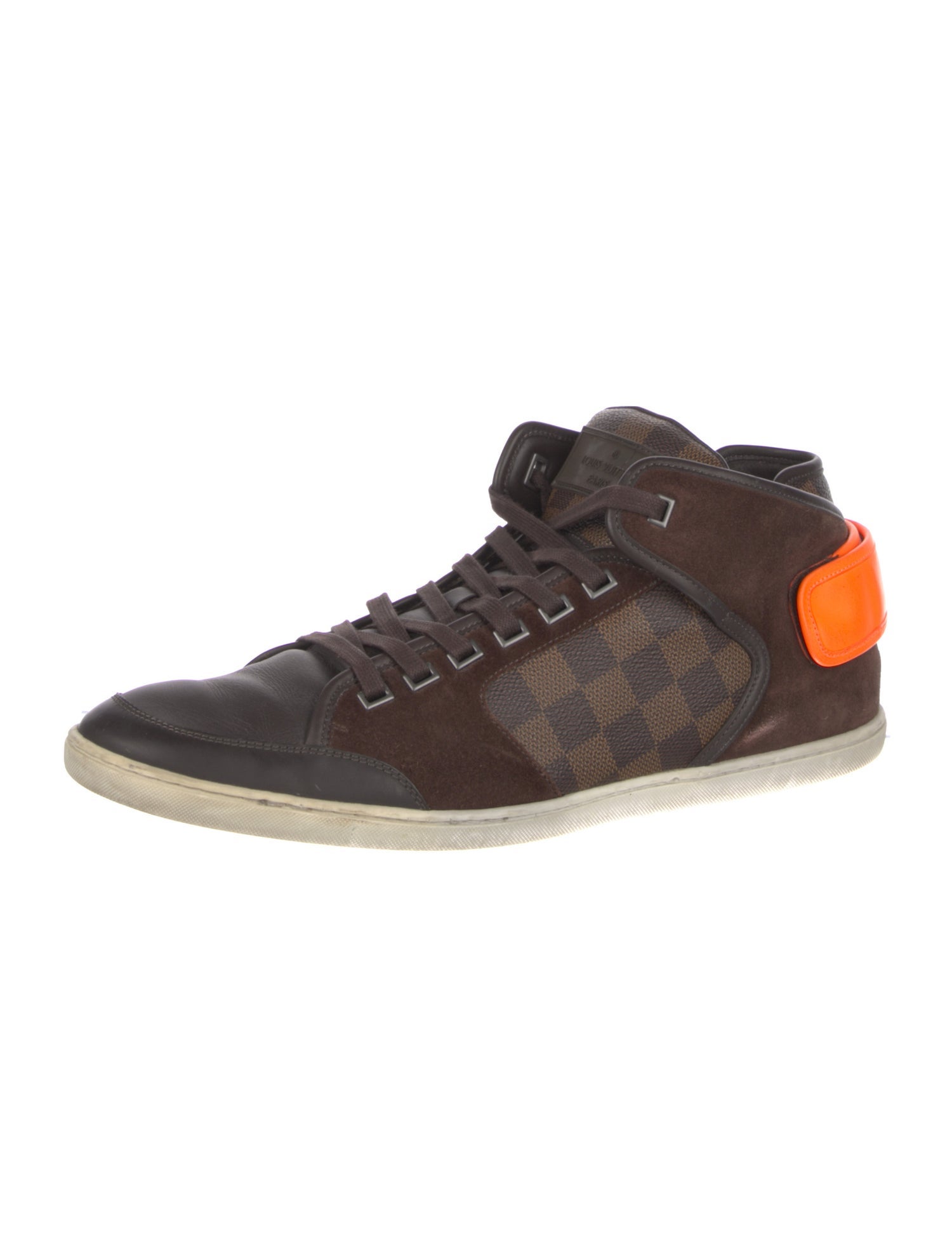 Louis Vuitton Damier Graphite Pattern Leather Sneakers