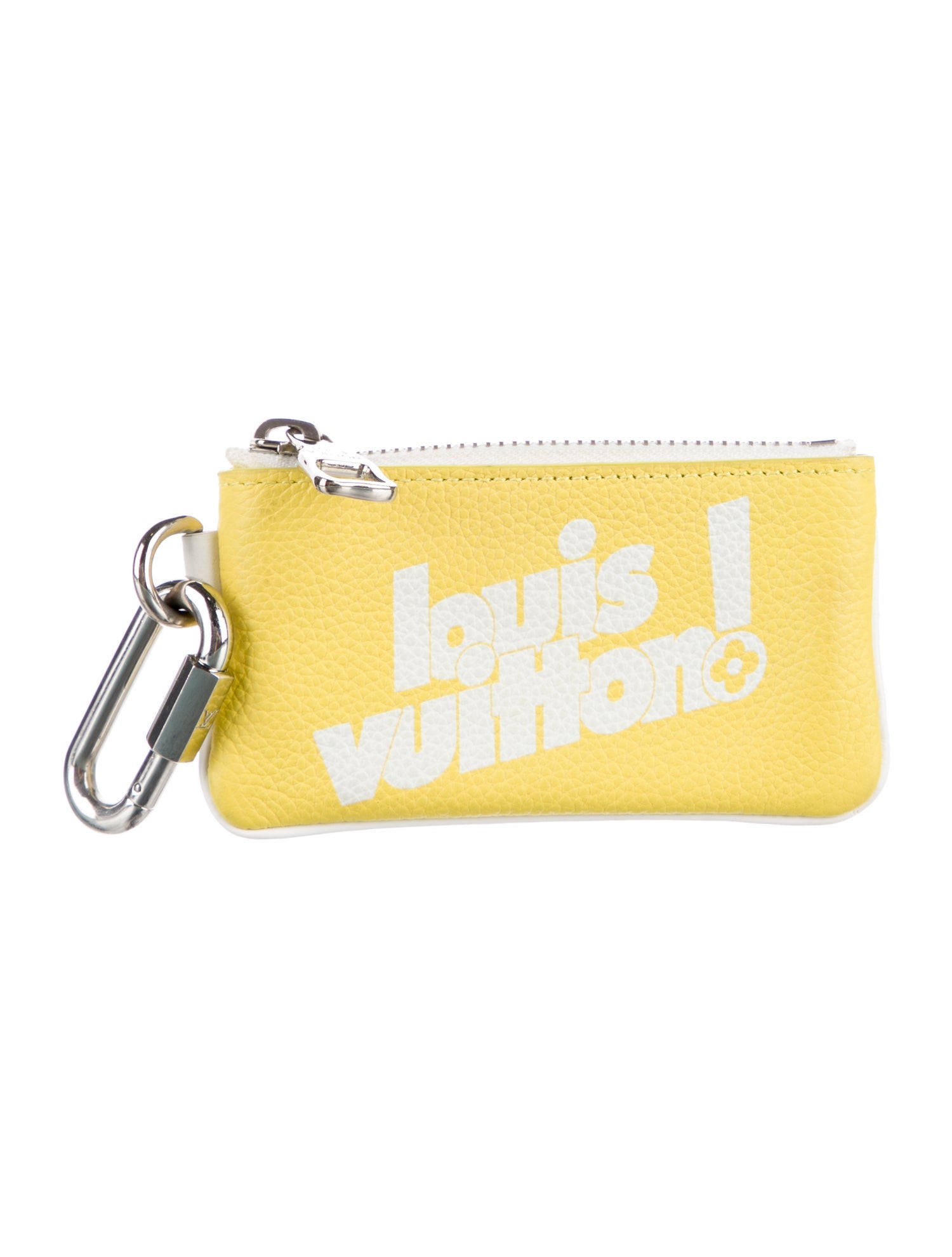 Louis Vuitton Leather Keychain Coin Pouch