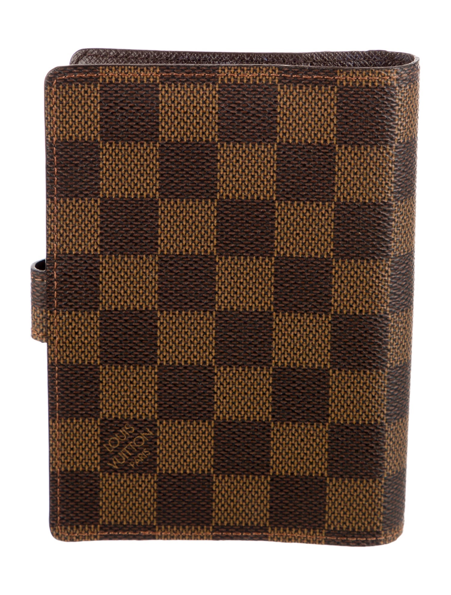 Louis Vuitton Damier Ebene Small Ring Agenda Cover