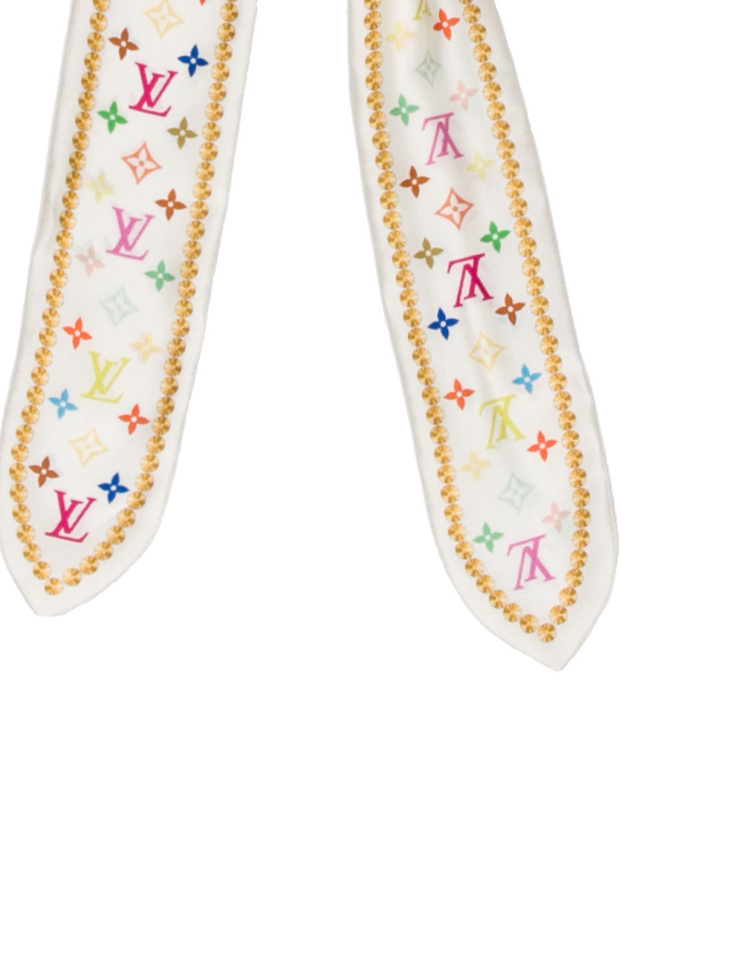 Louis Vuitton Tsuini Twilly Bandeau Silk Scarf