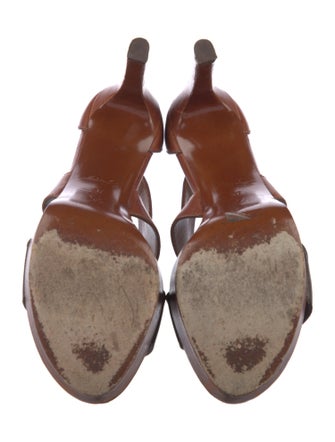 Louis Vuitton LV Monogram Leather Slingback Sandals