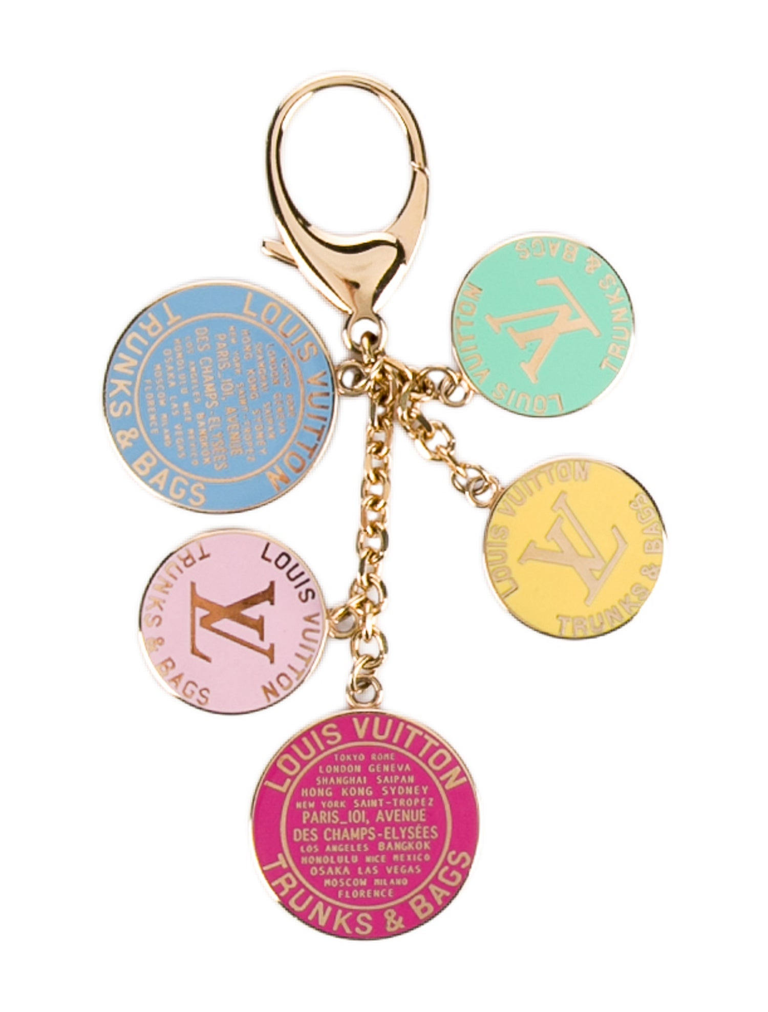 Louis Vuitton Globe Trunks and Bags Bag Charm