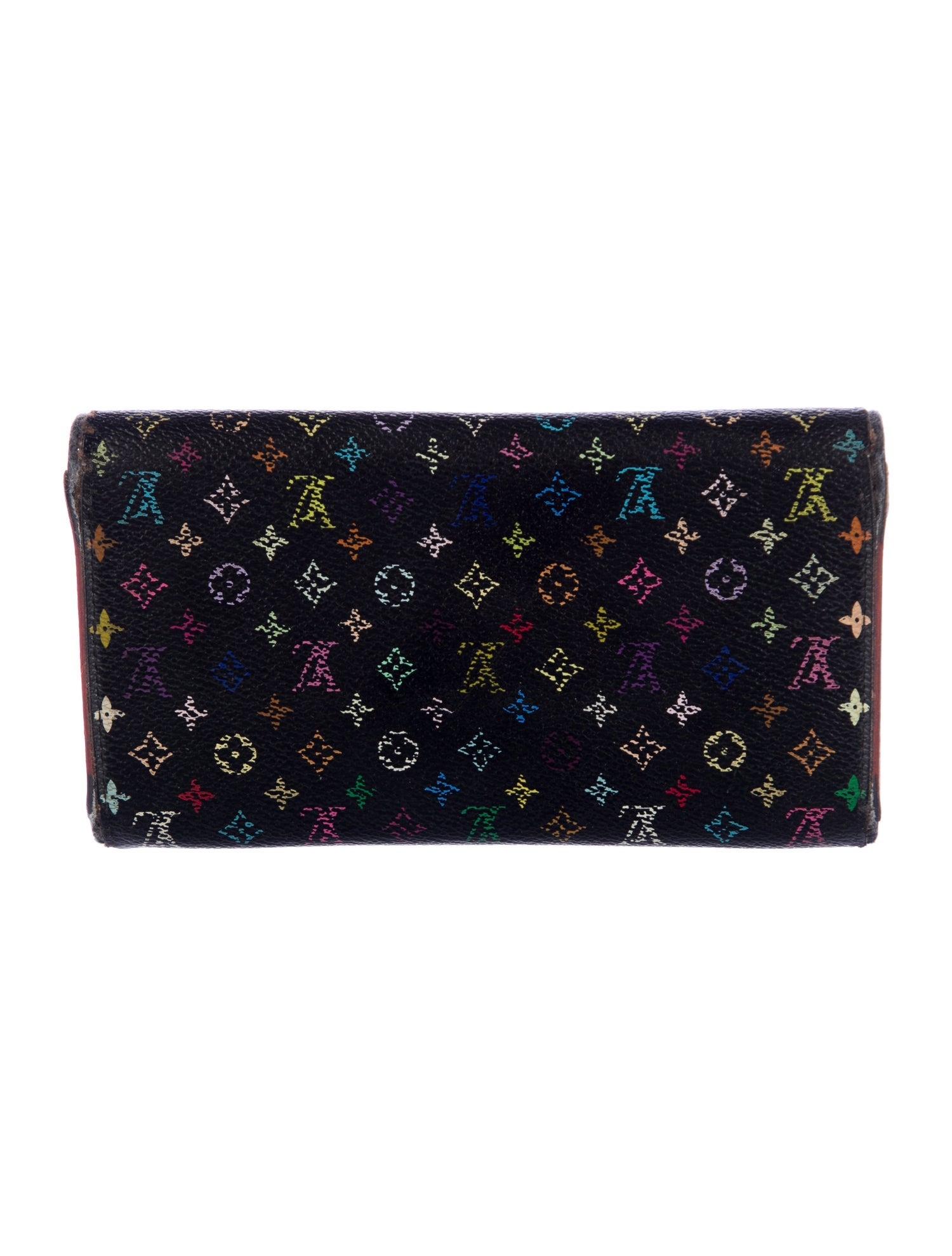 Louis Vuitton Multicolore Monogram Pattern Coated Canvas Sarah Wallet