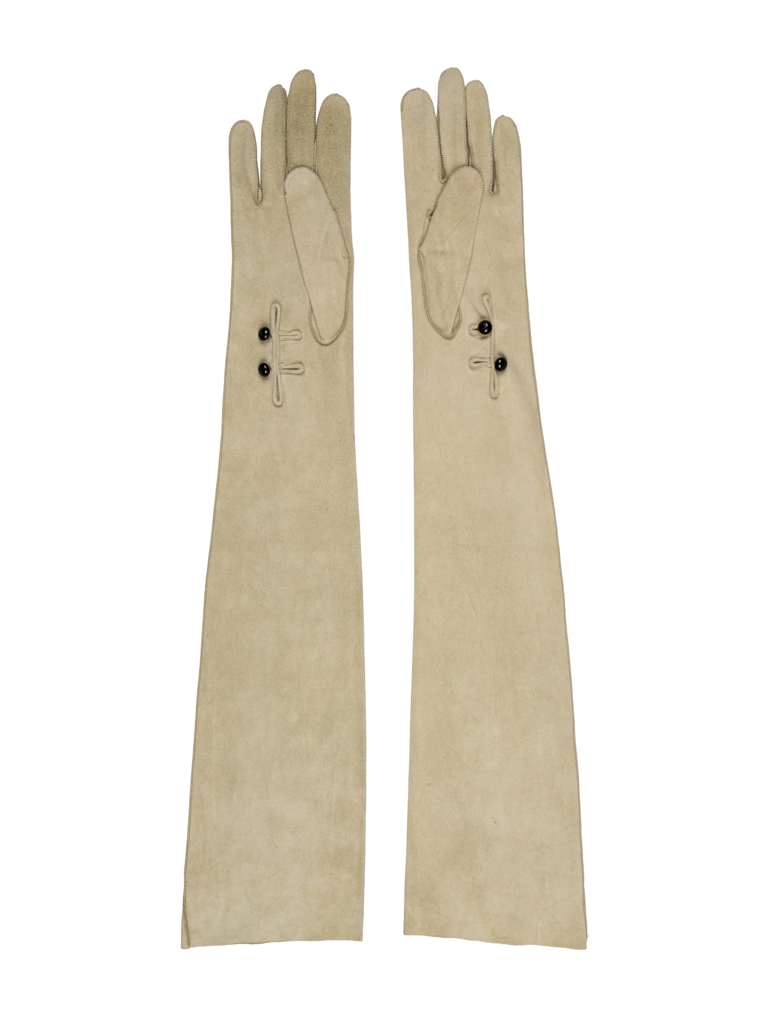 Louis Vuitton Suede Long Gloves