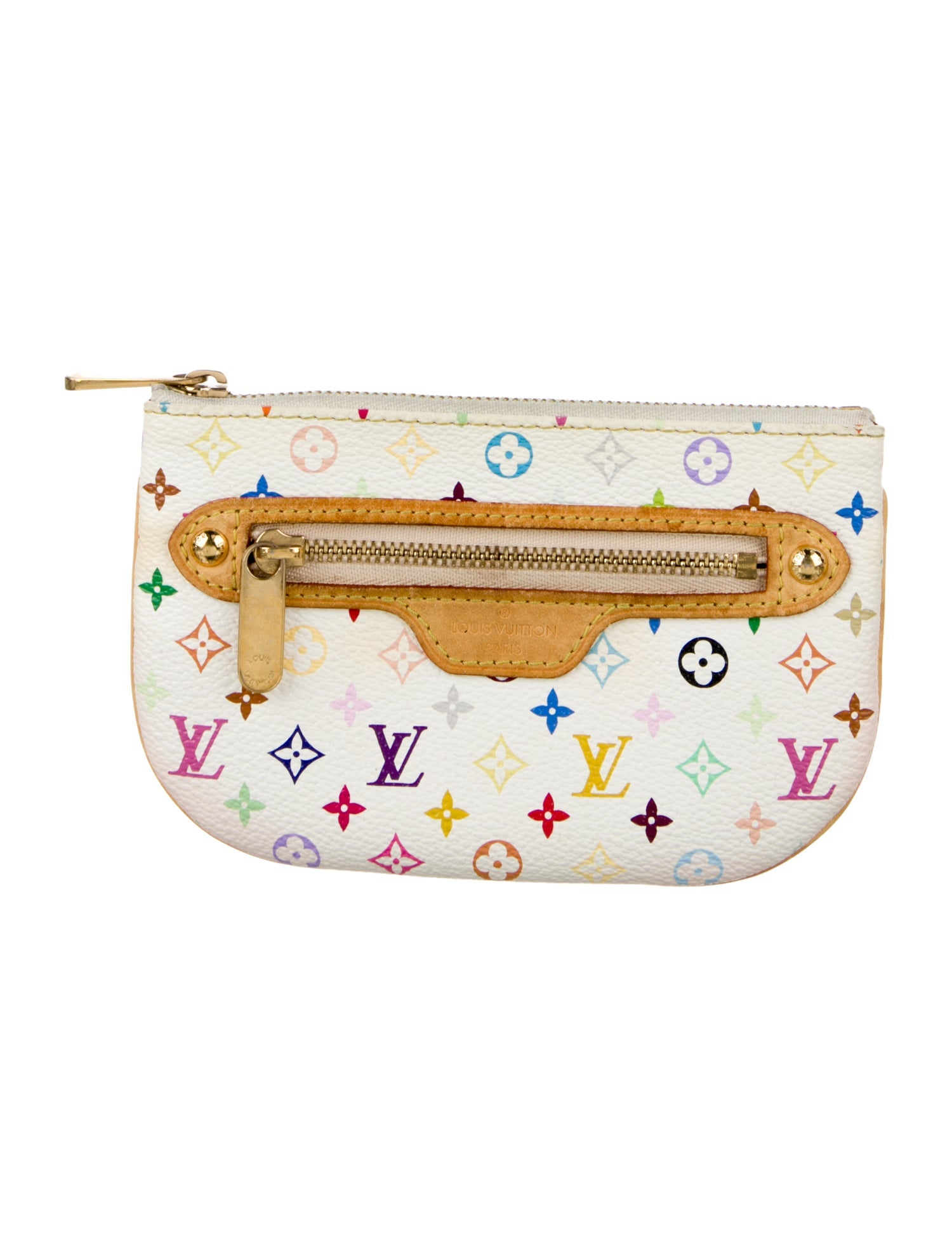 Louis Vuitton x Takashi Murakami Monogram Multicolore Pochette Plate MM