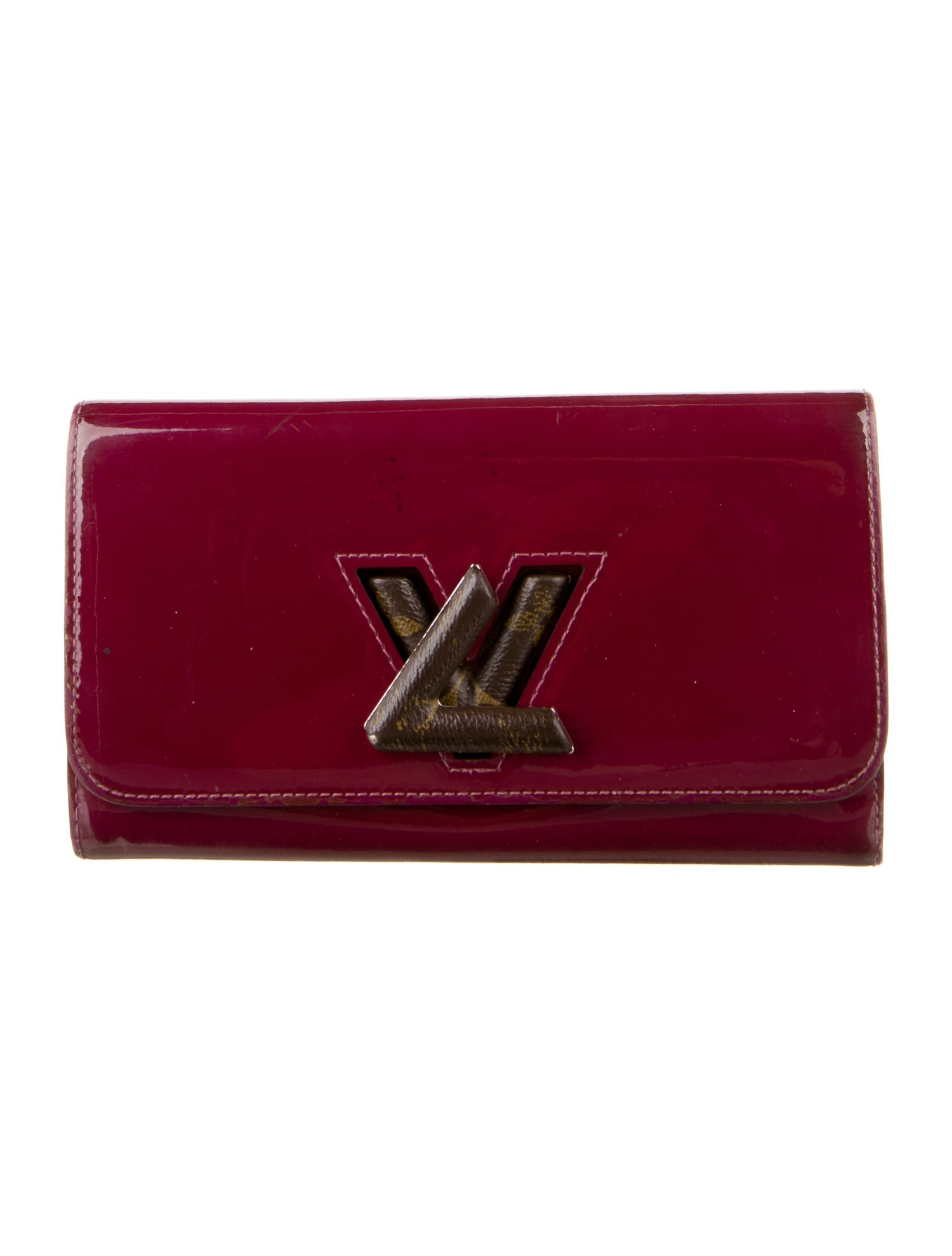Louis Vuitton 2017 Vernis Patent Leather Twist Wallet