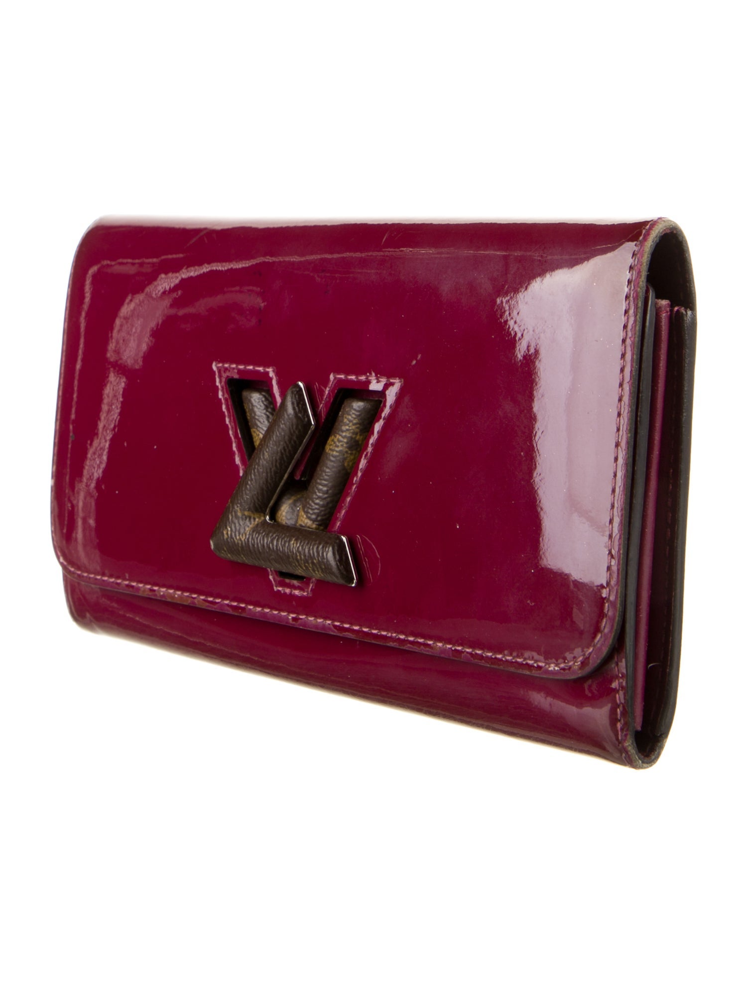 Louis Vuitton 2017 Vernis Patent Leather Twist Wallet