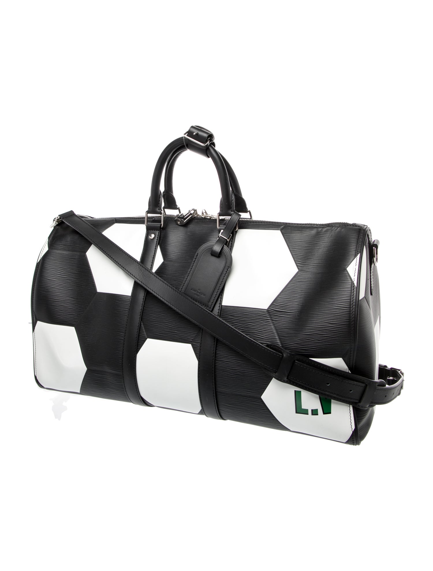 Louis Vuitton Leather Keepall Bandouliere 50