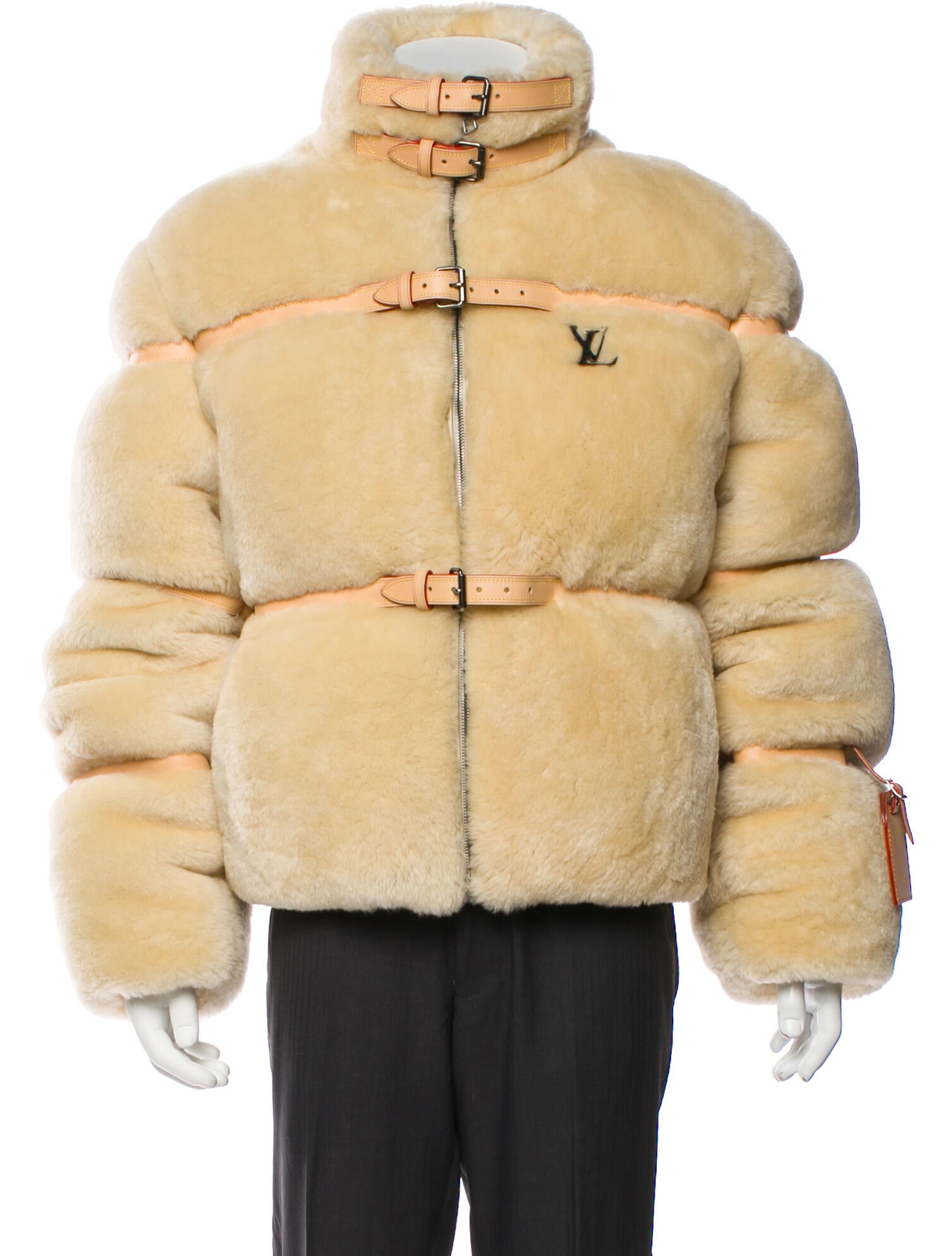 Louis Vuitton 2023 Shearling Puffer Coat w/ Tags