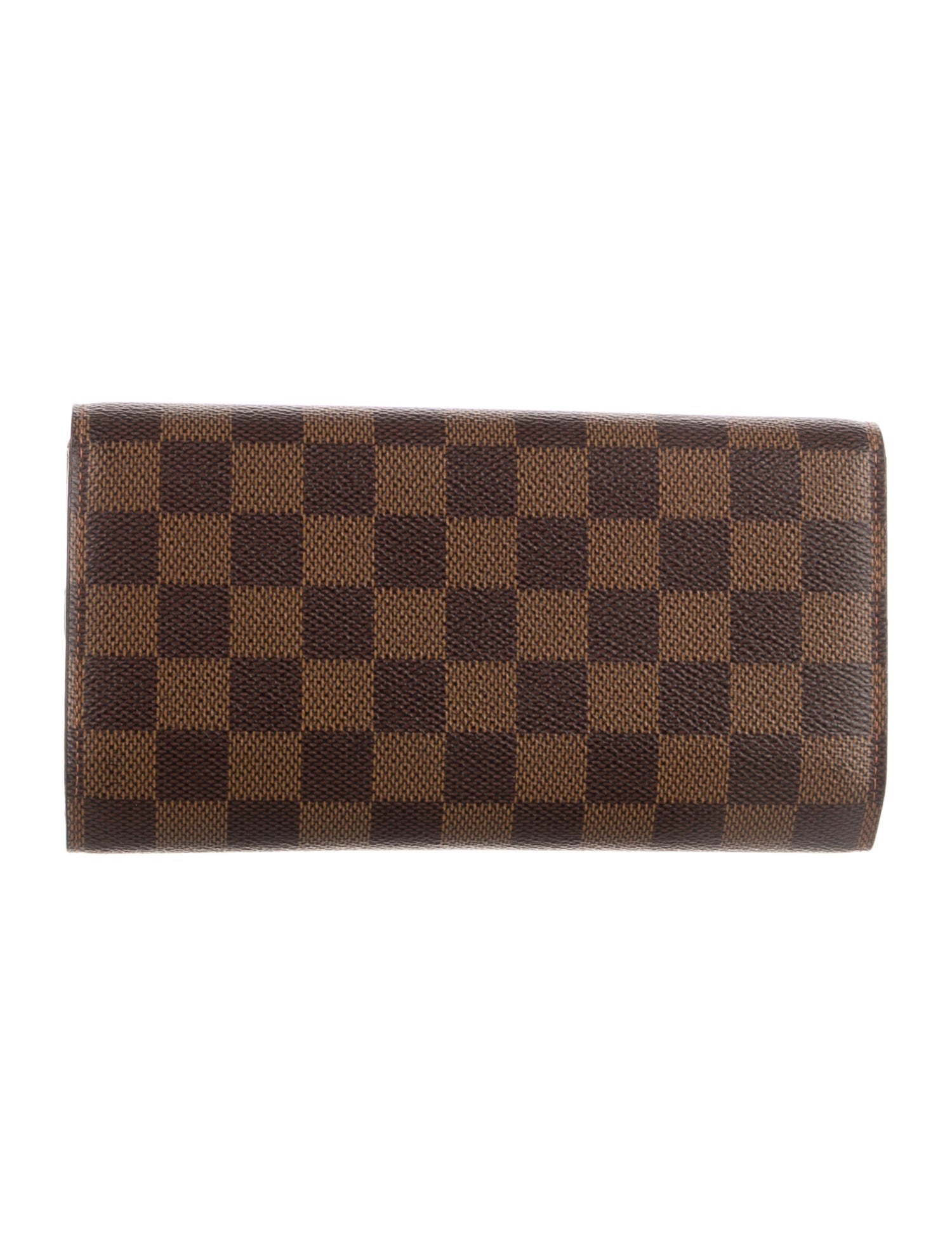 Louis Vuitton 2005 Damier Ebene Pattern Wallet