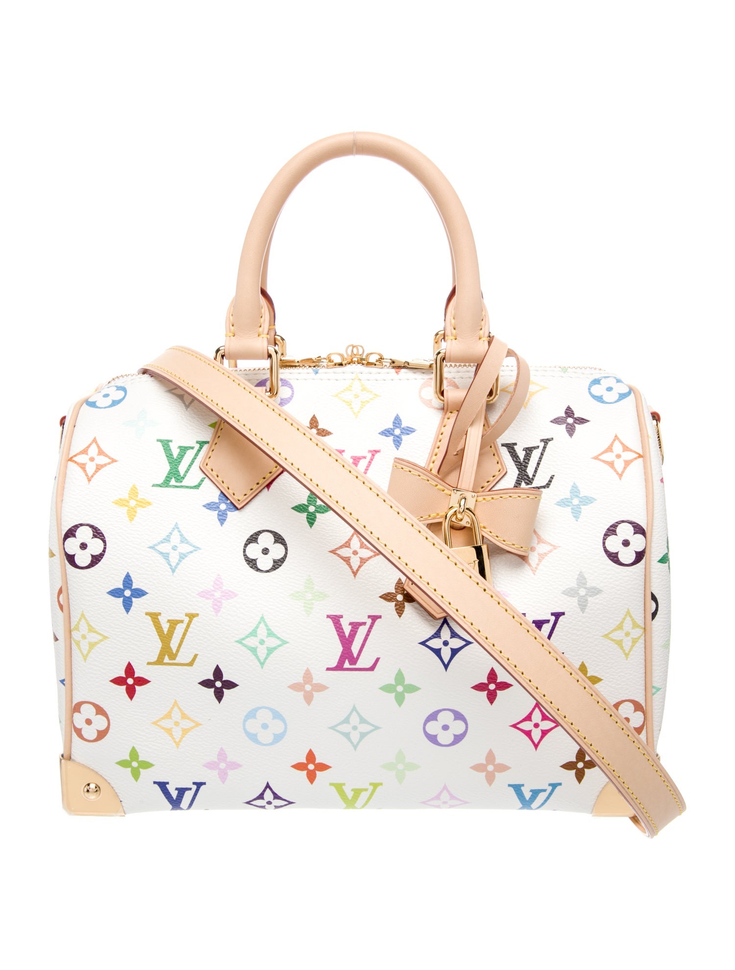 Louis Vuitton Multicolore Monogram Speedy Bandouliere 25