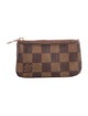Louis Vuitton Damier Ebene Pattern Coated Canvas Wallet