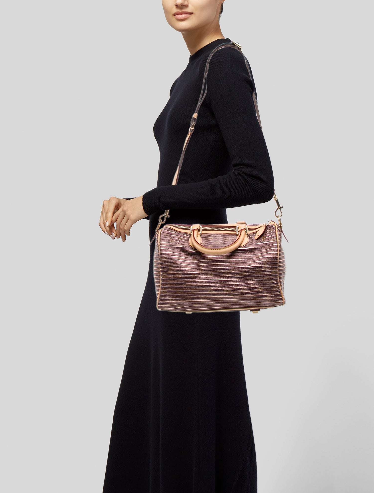 Louis Vuitton Coated Canvas Speedy Bandouliere Vintage