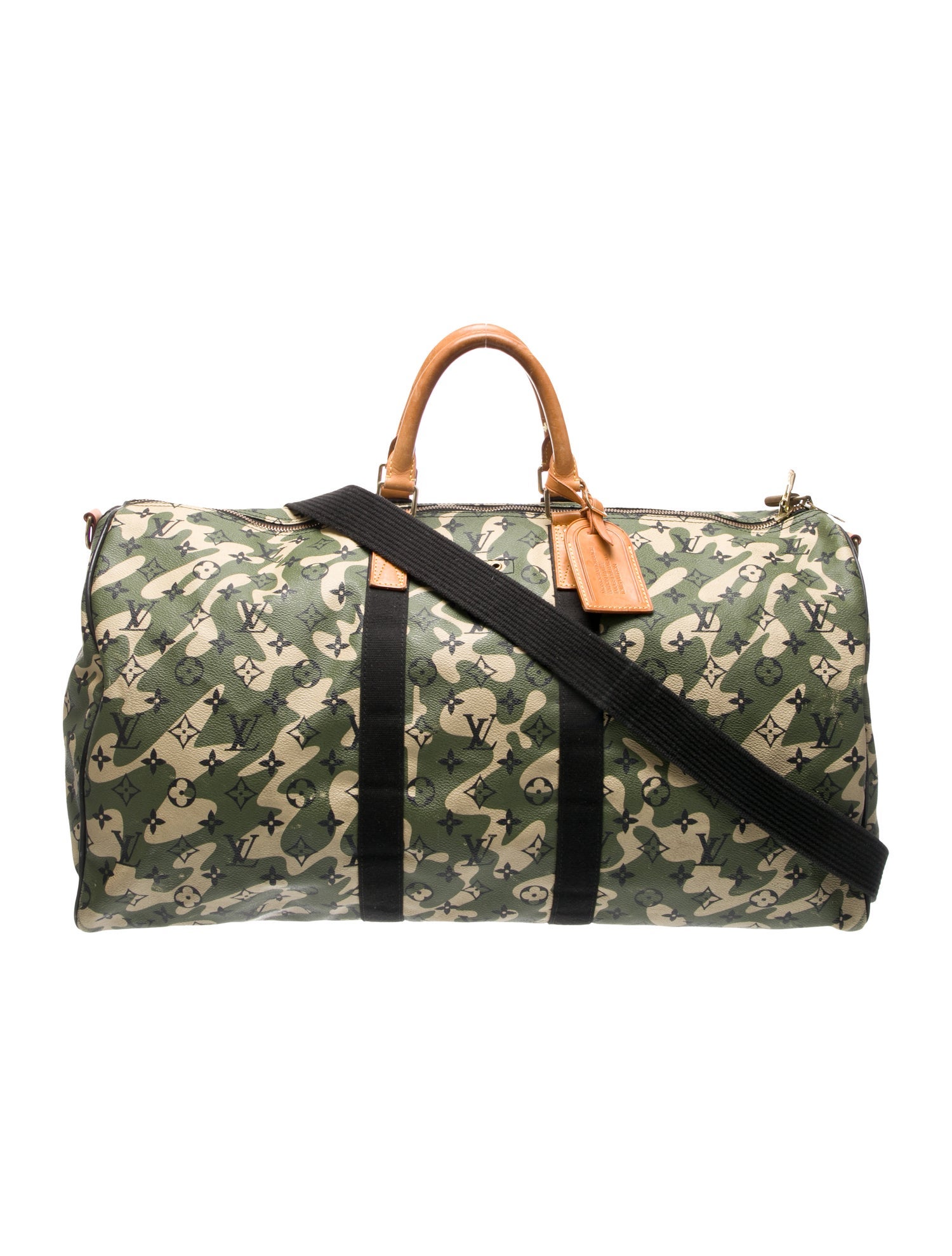 Louis Vuitton x Takashi Murakami Monogramouflage Keepall Bandouliere 55