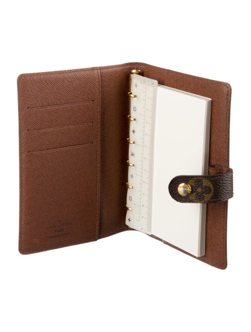 Louis Vuitton Monogram Small Ring Agenda Cover