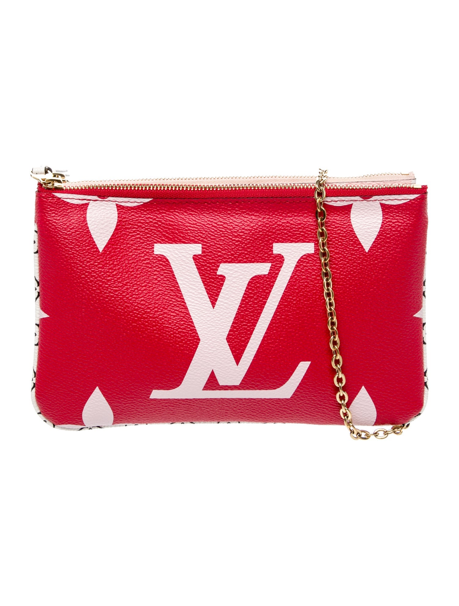 Louis Vuitton LV Monogram Pochette Double Zip