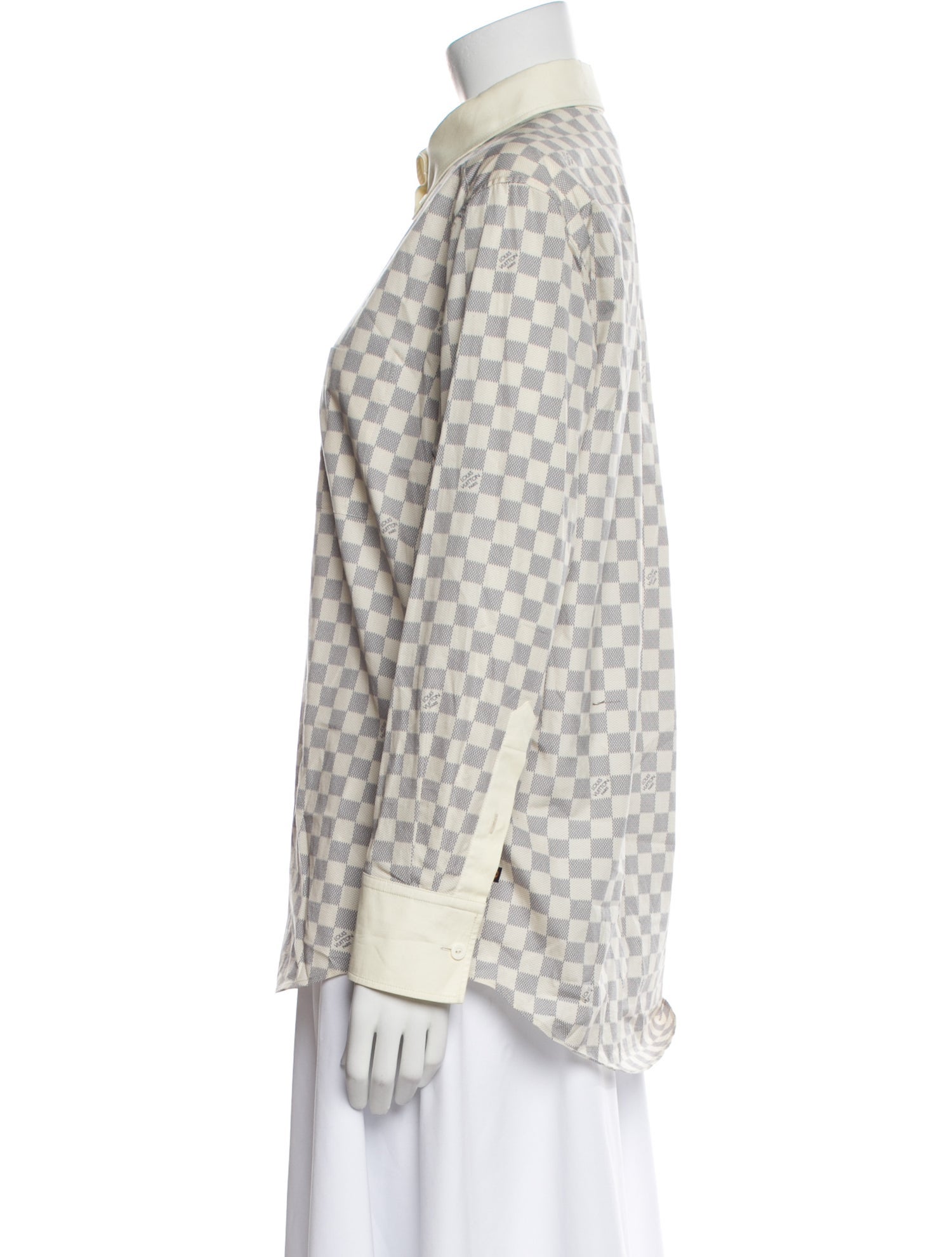 Louis Vuitton 2022 Printed Button-Up Top