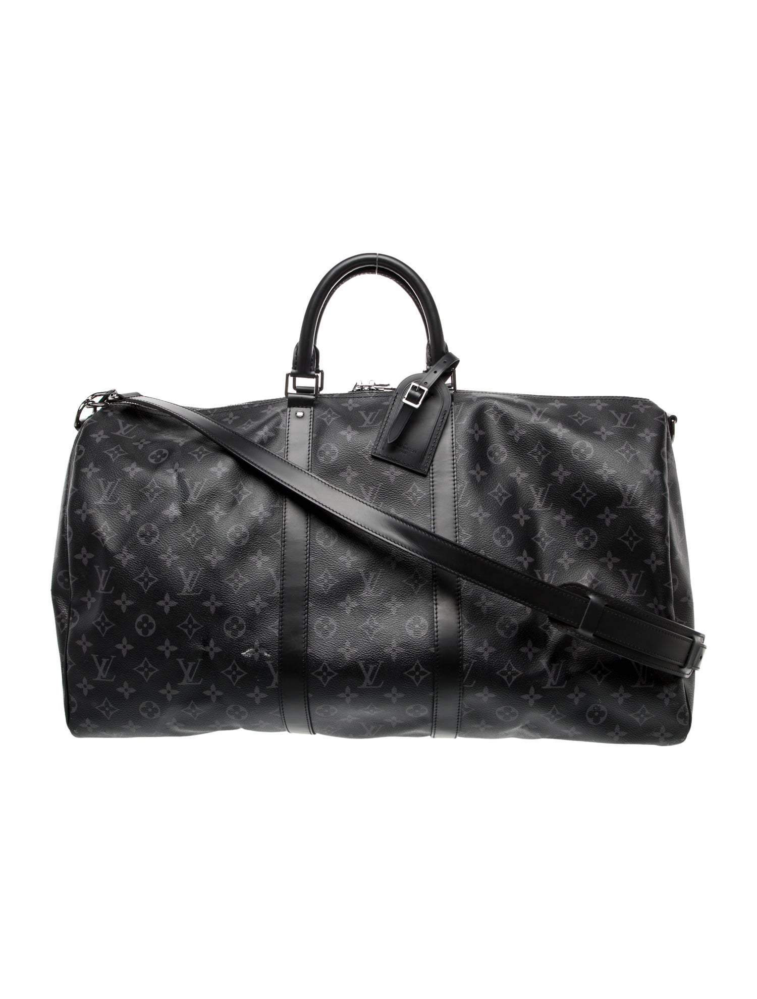 Louis Vuitton Monogram Eclipse Keepall Bandouliere 55
