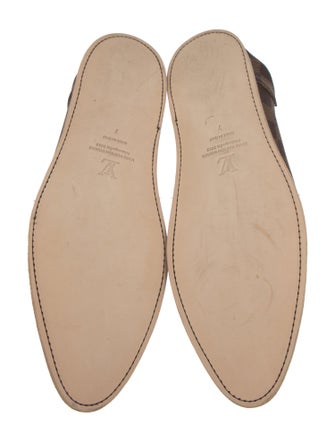 Louis Vuitton Plaid Print Mules