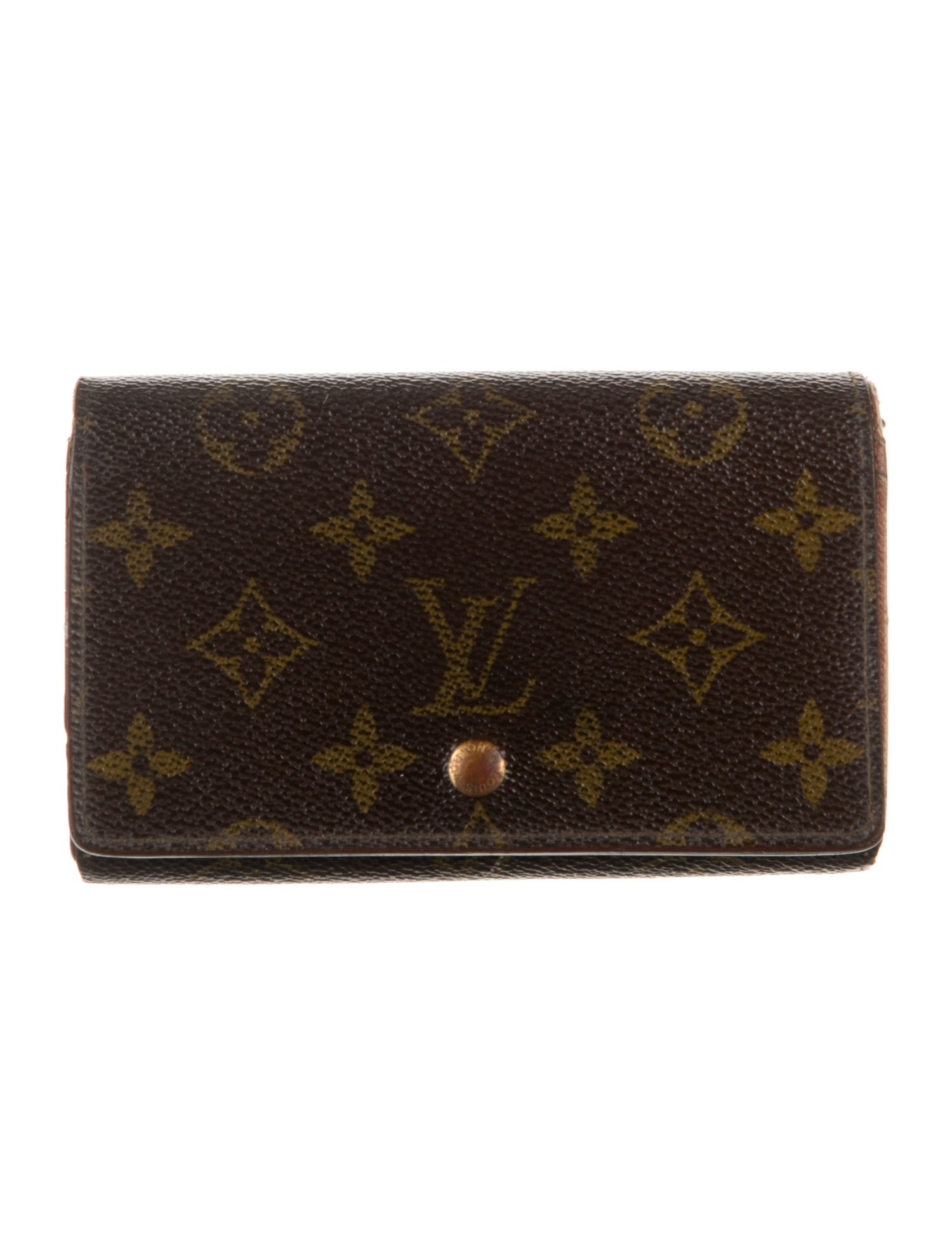 Louis Vuitton LV Monogram Coated Canvas Compact Wallet