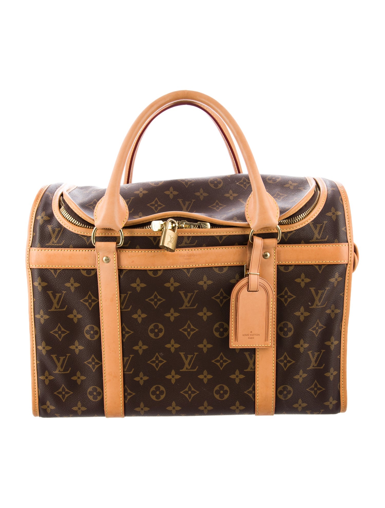Louis Vuitton Monogram Sac Chien 40 Pet Carrier