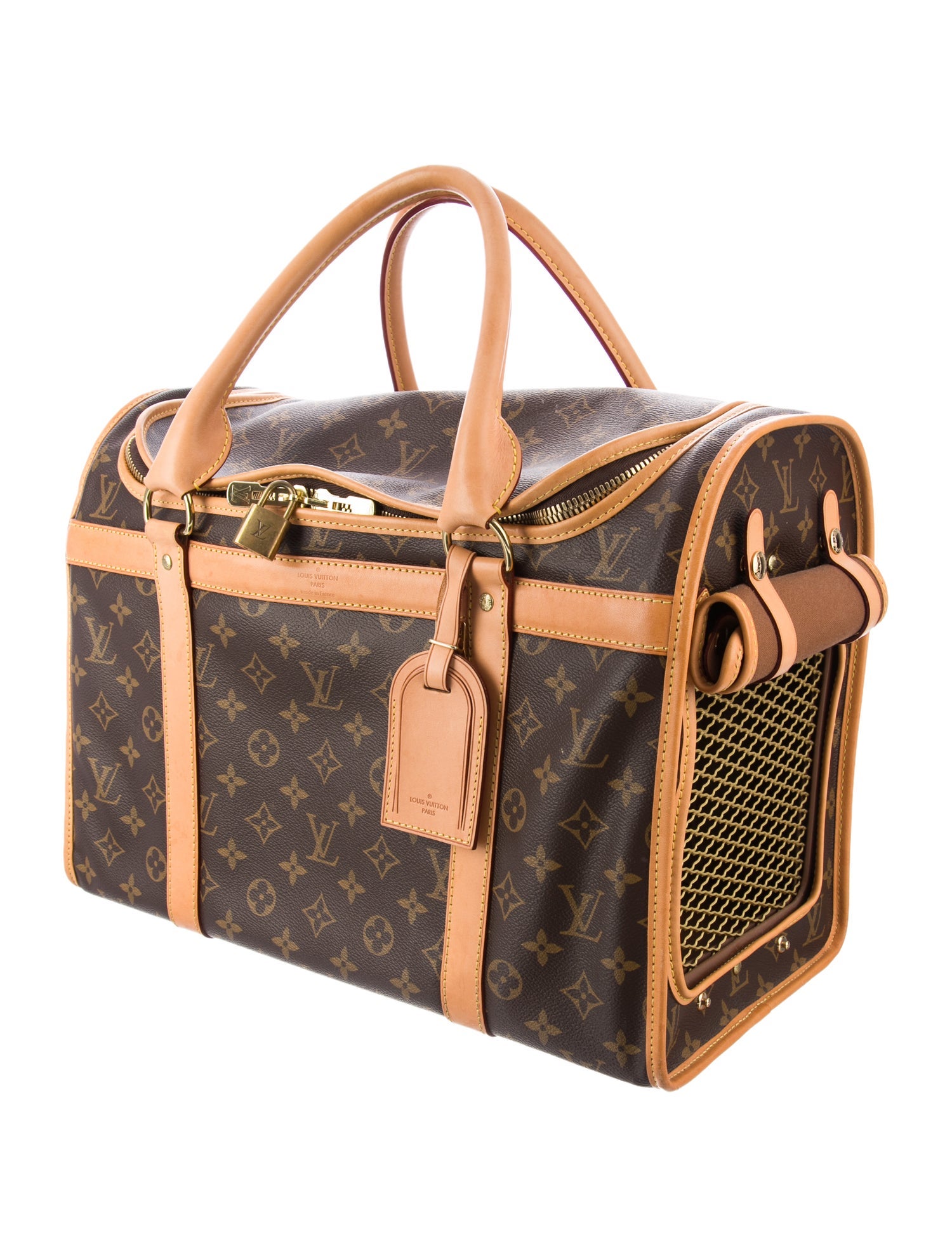 Louis Vuitton Monogram Sac Chien 40 Pet Carrier