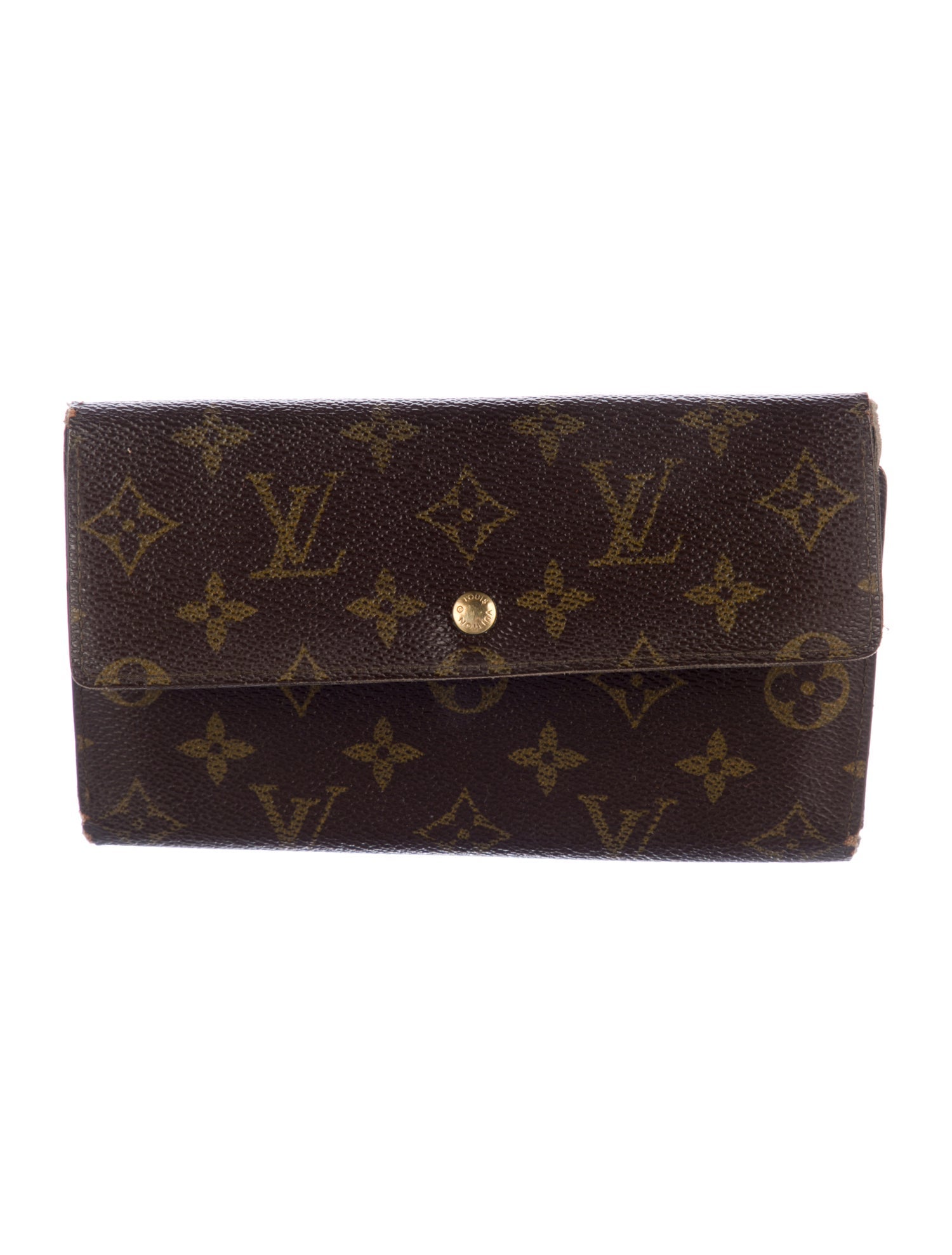 Louis Vuitton 1991 LV Monogram Sarah Wallet