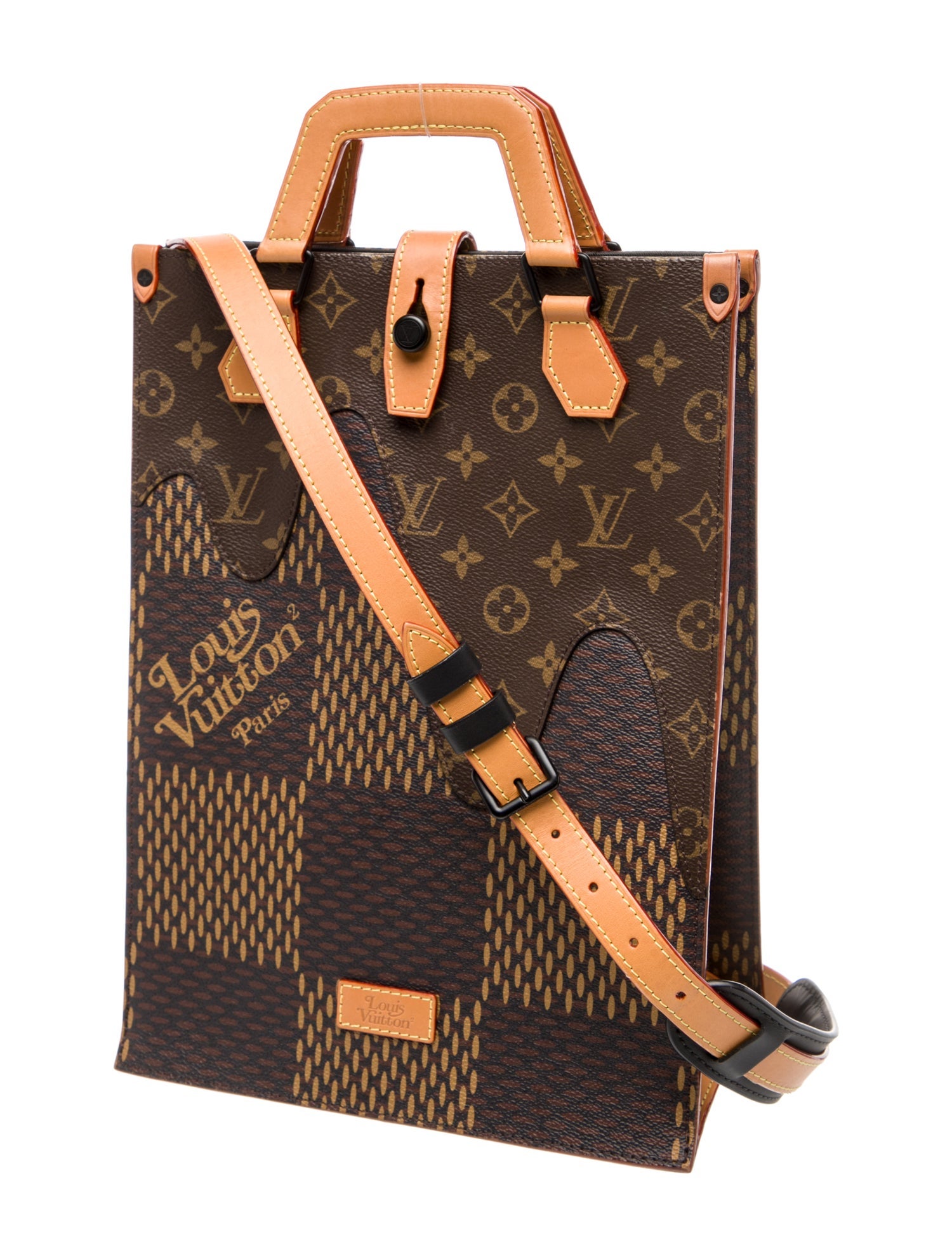 Louis Vuitton Damier Ebene Top Handle Bag